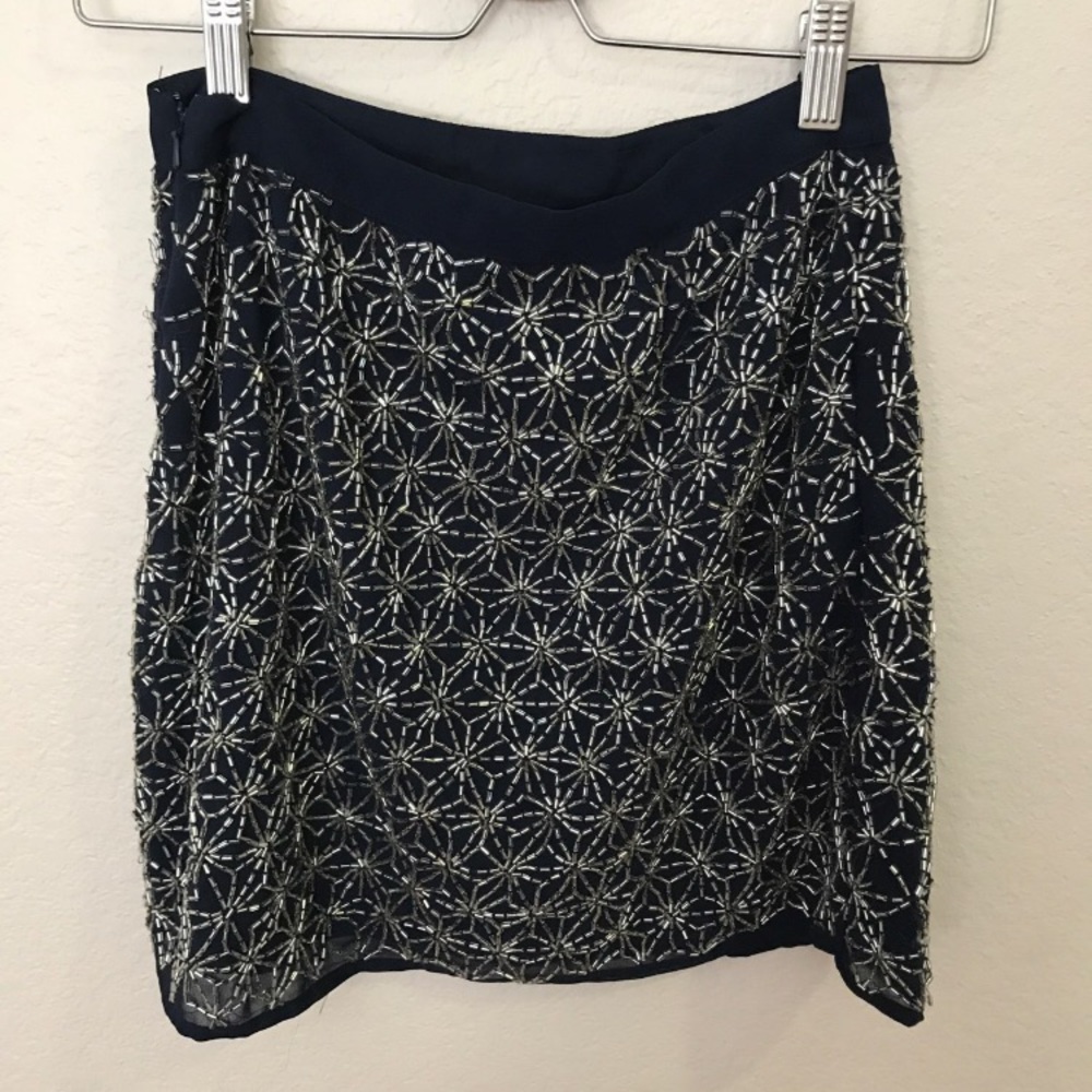 Topshop Beaded Embellished Skirt